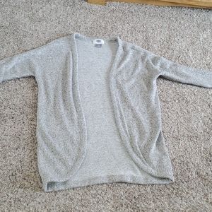 Girls open cardigan sweater